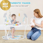 3-in-1 Baby Activity Center Jumper Bouncer W  Music Toys Seat 6-12m Blue