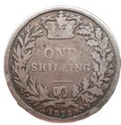 1875 Queen Victoria  925 Silver Shilling  Die  2