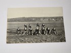 Vintage 1930 Black And White Football Team Photograph Photo 6 25  X 9 25  