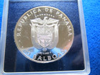 1979 Panama Silver Proof 10 Balboas - One Year Type - Case   Coa
