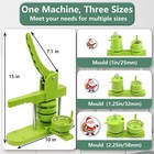 Button Maker Machine Multiple Sizes 1 1 25 2 25in  Button Pin Maker Kit For D   
