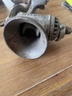 Vintage Universal No  2 Meat Grinder Clamp-on Hand Crank Cast Iron Made Usa