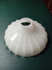 Vintage Milk Glass Shade Pendant Light Umbrella Industrial Salvage