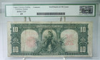 1901  10 Legal Tender    buffalo    Note Fr 122 Legacy Currency Grading F15  4757