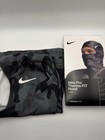 Nike Pro Therma-fit Hood Balaclava Football Face Mask Black Camo New