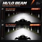 Auxbeam Motorcycle Led Spot Lights Driving Headlight Fog Auxiliary Lights W drl