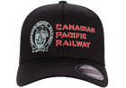 Canadian Pacific 1881 Beaver Shield W letters Embroidered Flexfit L xl Black Cap