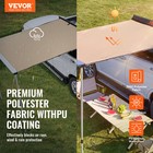 Vevor Vehicle Awning 4 6 x6 6  Shade Coverage Car Side Awning Pu3000 Mm Uv50 