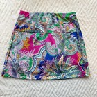 Polo Ralph Lauren Girls Paisley Athletic Skort Built In Shorts Size M 8-10
