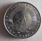 1975 East Germany 5 Pfennig - Au unc - Great Coin - Free Ship - Lc  45