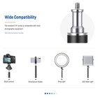 Neewer 2-pack 13 8  - 23 6  desktop Clip Mount C Clamp Stands ball Head Adapter