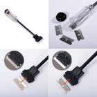 Carbon Steel Razor Blade Long Handle Scraper With Anti-slip Grip blades Storage
