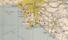 1950 Aeronautical Map Of San Diego Region