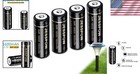 Imr 18500 Rechargeable Li-ion Battery 4-pack 1600mah For Eco-friendly Lighting
