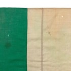 Reconstructed Vintage Wool Flag Of Italy Italian Sewn Cloth Textile Art Decor