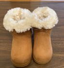 Cat   Jack Toddler Girls  Alani Faux Fur Shearling Boots Dark Chestnut 6 Nib