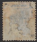 Hong Kong 1879 Scott 33  Used   Cv  65  Qv Wmk Cc  10c On 12 C Pale Blue   a7575