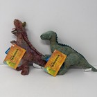 Disney Dinosaur Movie Aladar Carnotaur Bean Bag Plush Set Of 2 Nwt
