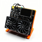 Nerdoctaxe Rev3 1 12th s 3 5in Screen  200w Bitcoin Solo Miner Btc Lottery Miner