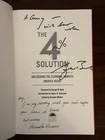 President George W  Bush Signed Autographed Book 4 Percent Solution 1st Edition