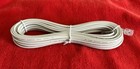 30 - 40  Ft Telephone Extension Cord Phone Cable Wire Line Connectors Ivory New