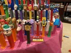 104 Pez Dispensers Vintage Simpsons incredibles  Sesame St  Batman  Superman