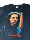 Vintage Y2k Bob Marley Cabo San Lucas Black T Shirt Size Small Black Tee