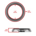 Exhaust Gasket Donut Seal For Polaris Ranger 800 6x6 Efi 2010 2011 2012 2013