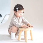5 Pairs Toddler Socks Baby Crew Cotton Cuff Socks For Infant Girls 1-3t White