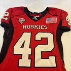 Game Worn Used Jersey Northern Illinois Huskies Niu Football Adidas Size 38  42