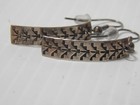 Elegant Nicely Designed Vintage Navajo Indian Sterling Silver Earrings