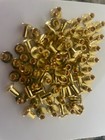 100 brass Tubular Rivets W dome Head 1 8  Stem Diameter X 1 4  Long X 5 16  Head