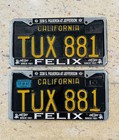 1963 California License Plates 1967 Camaro 1967 Mustang 1967 Validation Dmv Ok  