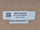 Damaged Box Sapling Sbp-31s-254-0r Digital Ip Clock - San Francisco Time