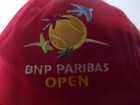 Bnp Paribas Open  indian Wells  Pro Tennis Tournament Red Baseball Hat Nwt