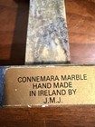 Irish Connemara Marble Celtic Cross Handmade Ireland J m j  5 5    Stone Statue