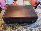 Vintage Samsonite Suitcase Luggage Faux Alligator Shwayder Bros 21 x15 x 7 