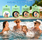 Swimming Ear Plugs For Kids 3 Pairs Waterproof Reusable Silicone Swim Ear Plu   