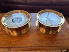 Vintage Chelsea Ships Bell Clock And Barometer  Good Working Condition 