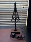 Vintage Table Lamp Wooden   Water Pipe Desk Accent Light Base 250v 18 