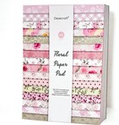 48 Sheets A5 Spring Vintage Floral Scrapbook Cardstock  200gsm Double Sided Patt