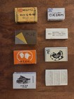 Lot Of 12 Vintage Match Books boxes From Asia