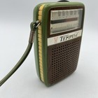 Vintage Tempest Transistor Radio - Green - Works But May Need Tuning Adjustment