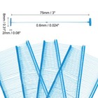 2000pcs 75mm Tagging Fasteners Clothing Tag Barbs Attachments Price Tag Sky Blue