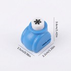 8pcs Different Pattern Abs Craft Hole Punch Set For Scrapbook Card Diy