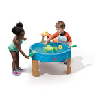 Step2 Duck Pond Blue Plastic Toddler Water Table With 6-piece Playset