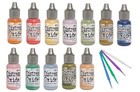Ranger Distress Oxide Bundles - Includes 12 Distress Oxide Colors With Ptp   