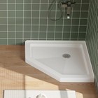 36  x36   Neo-angle Shower Base Center Drain Anti-slip Acrylic Shower Pan White