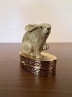 Vintage Estee Lauder Rabbit Solid Perfume Cinnabar Bunny 1 5   