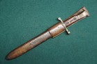 Wwi Us Marked Canadian Ross Bayonet   Leather Scabbard Mk I Free Shipping